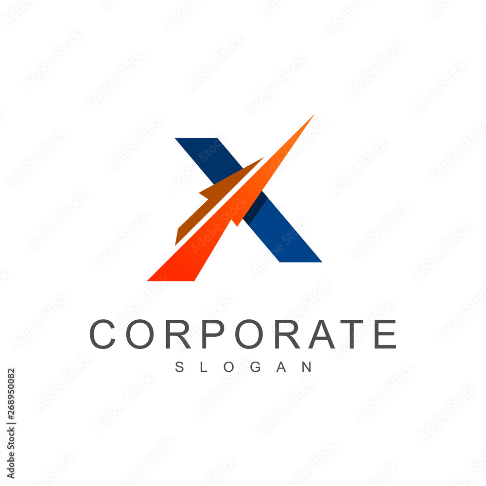 logo letter x, logo x and arrow, arrow icon shot up logo letter x, logo x and arrow, arrow icon shot up