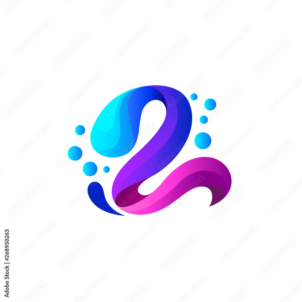 number logo, logo number celebration of special days, icon number 2 number logo, logo number celebration of special days, icon number 2