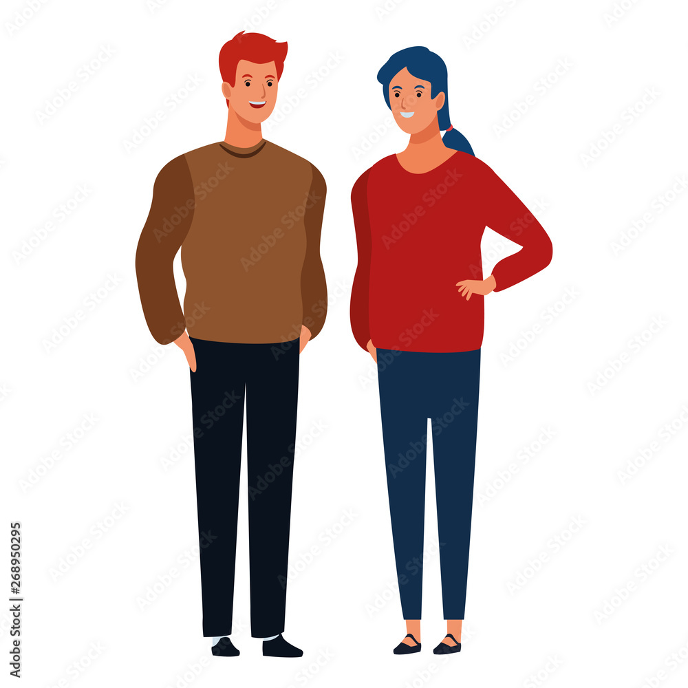 couple avatar cartoon character couple avatar cartoon character