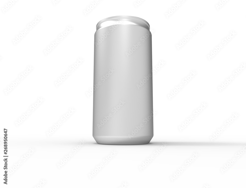 3D illustration of a soda can isolated on white background. 3D illustration of a soda can isolated on white background.