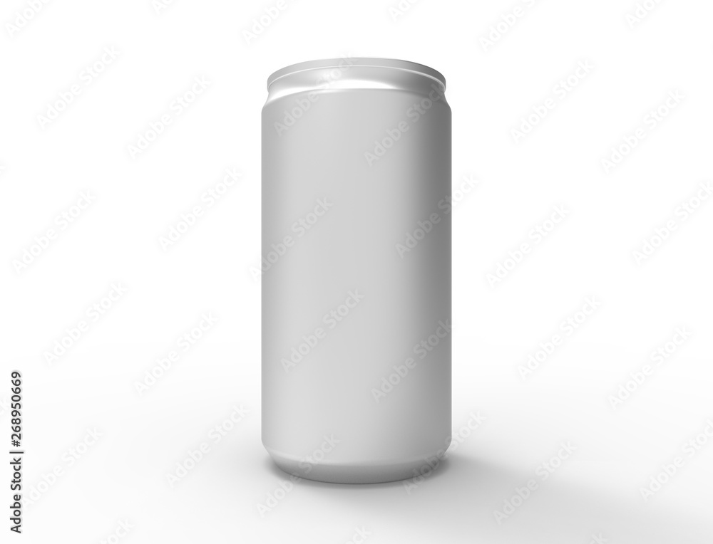3D illustration of a soda can isolated on white background. 3D illustration of a soda can isolated on white background.