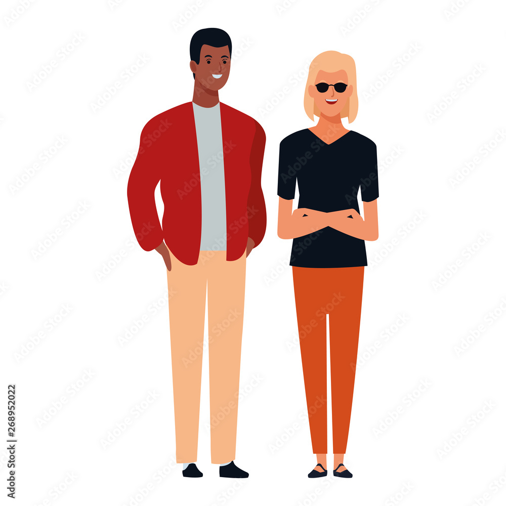 couple avatar cartoon character couple avatar cartoon character