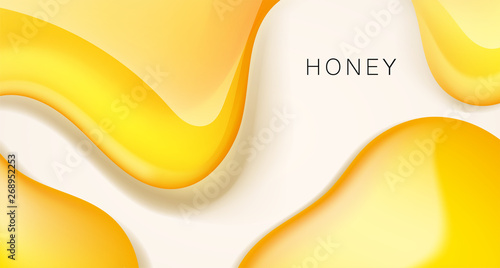 Honey liquid texture