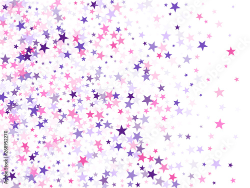 Magic sparkles stars decorative print.