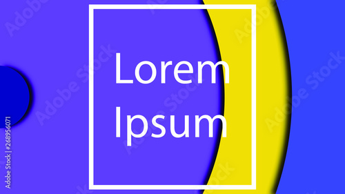 Vector contrast illustration of pieces of circles similar to the podium and the arena with the boxes for the audience. EPS 10.