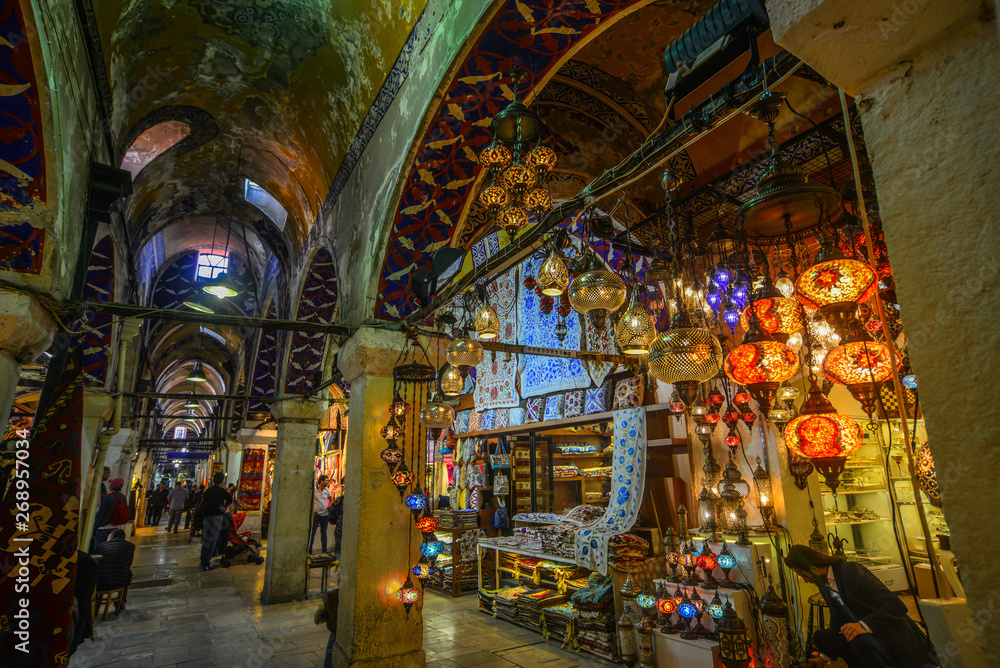 Fototapeta premium Wielki Bazar w Stambule w Turcji