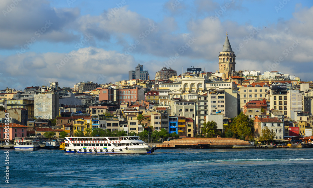 View of the Istanbul waterfront
