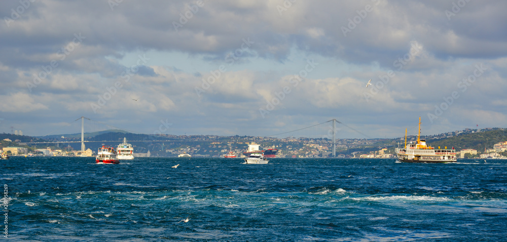 Bosphorus Strait of Istanbul, Turkey