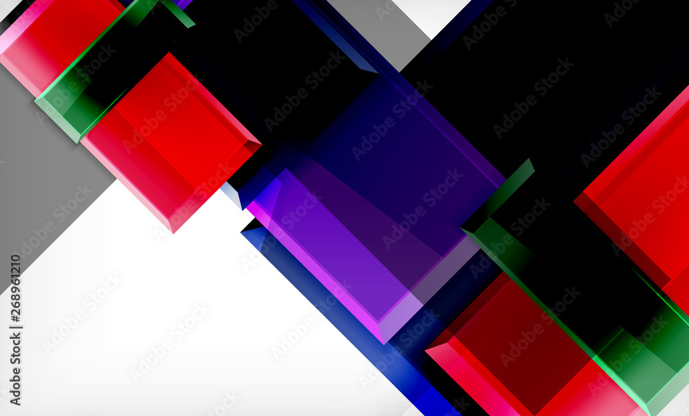 Color squares futuristic abstract background Color squares futuristic abstract background