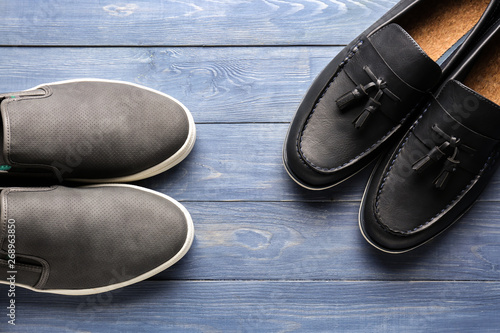 Stylish men's footwear coll...