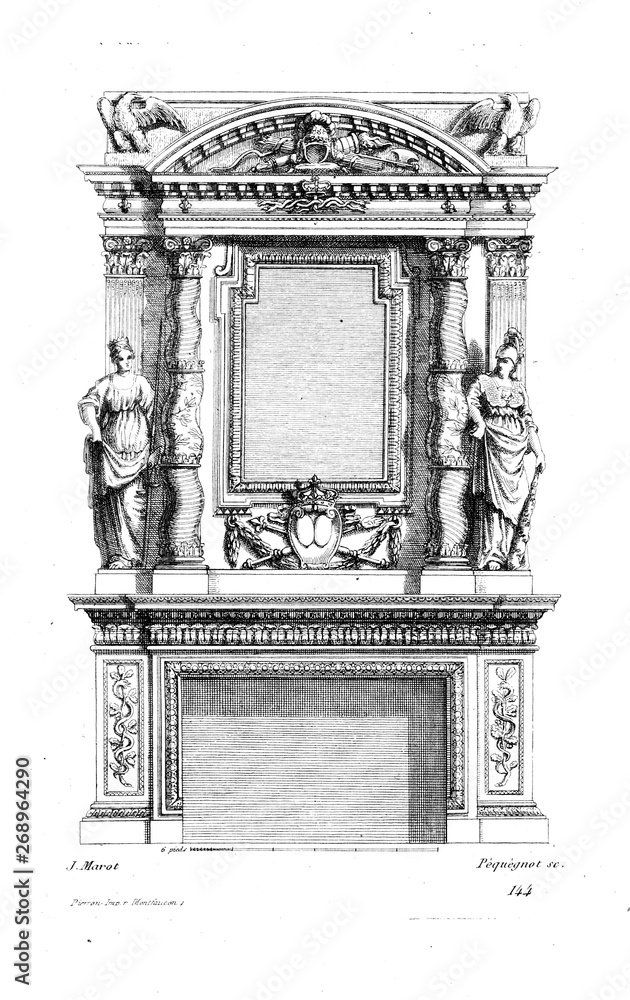 Fototapeta premium Ornament and decorative element