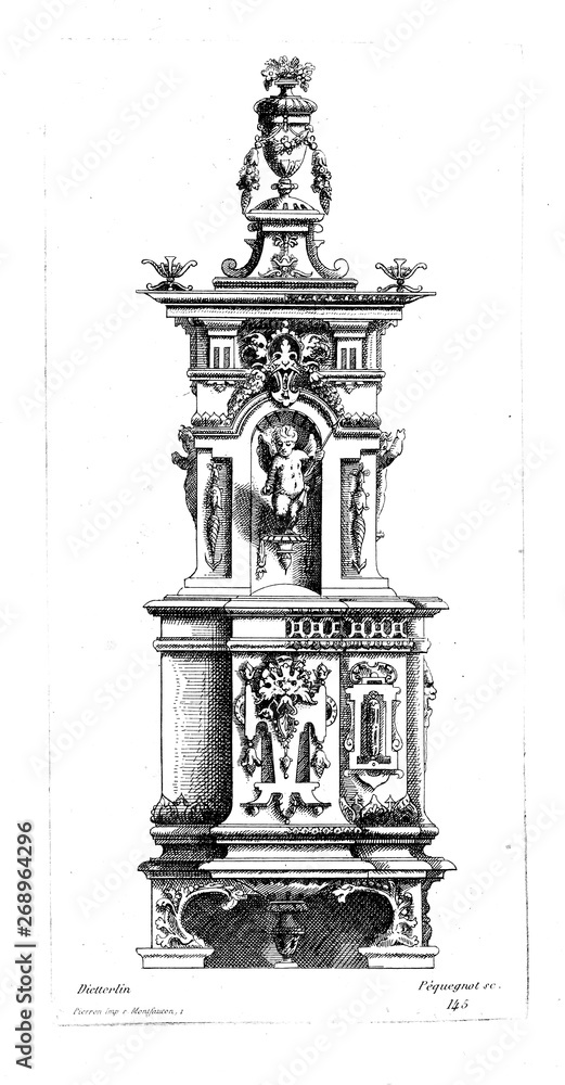 Fototapeta premium Ornament and decorative element