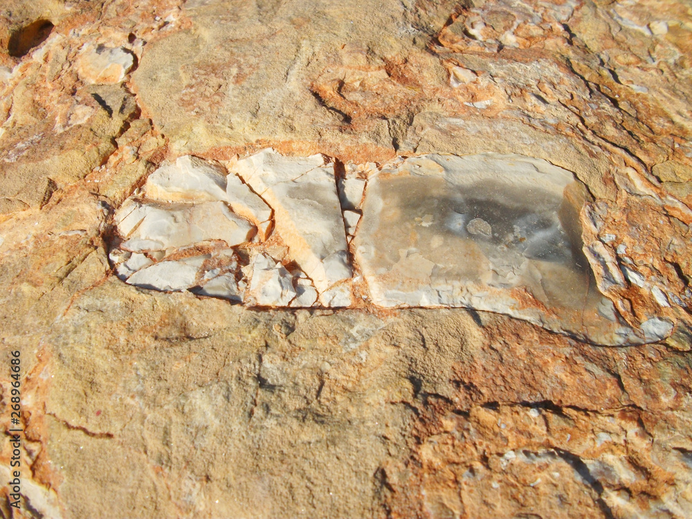 Fototapeta premium Beautiful background of rocks of different textures
