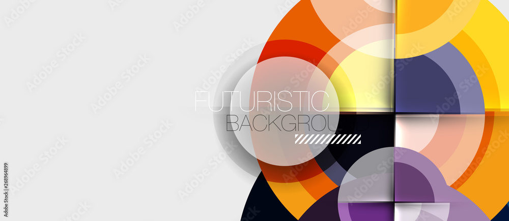 Circular geometrical design template Circular geometrical design template