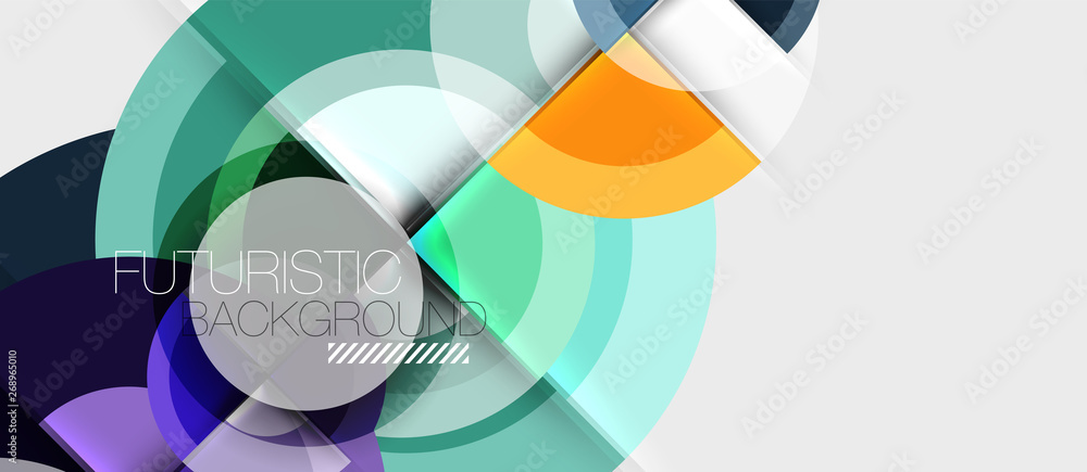 Circular geometrical design template Circular geometrical design template