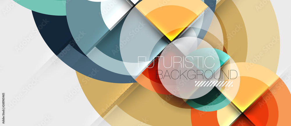Circular geometrical design template Circular geometrical design template