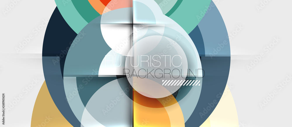 Circular geometrical design template Circular geometrical design template