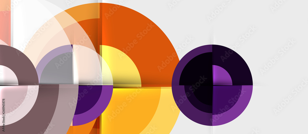 Circular geometrical design template Circular geometrical design template