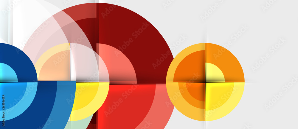 Circular geometrical design template Circular geometrical design template