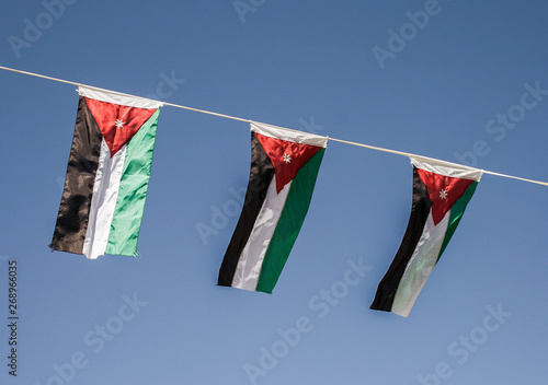Jodanische Flaggen