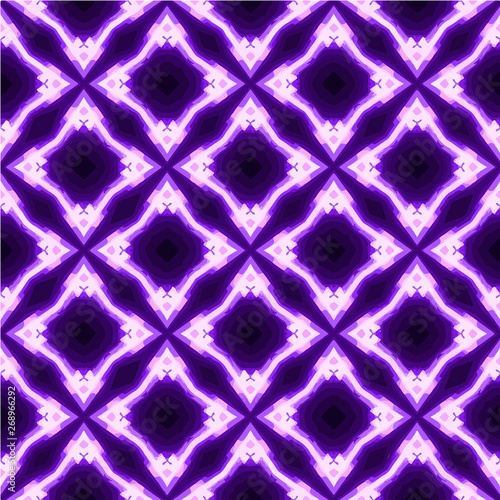 Abstract geometric seamless pattern handmade ethnic and tribal motifs. Bohemian ethnic tile printing