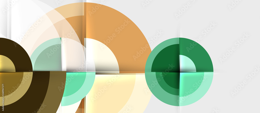 Geometric design abstract background - circles Geometric design abstract background - circles