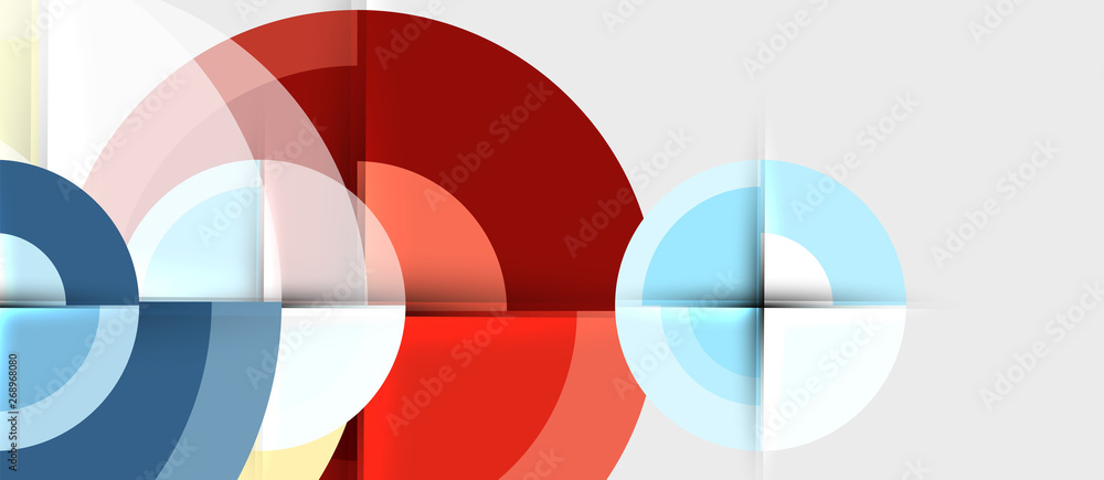 Geometric design abstract background - circles Geometric design abstract background - circles