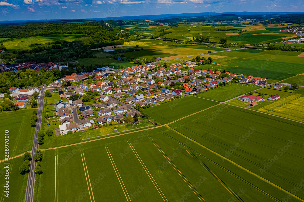 Staden in Hessen aus der Luft Staden in Hessen aus der Luft