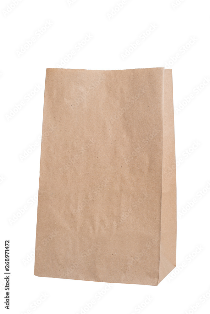 Paper bag on white background Paper bag on white background