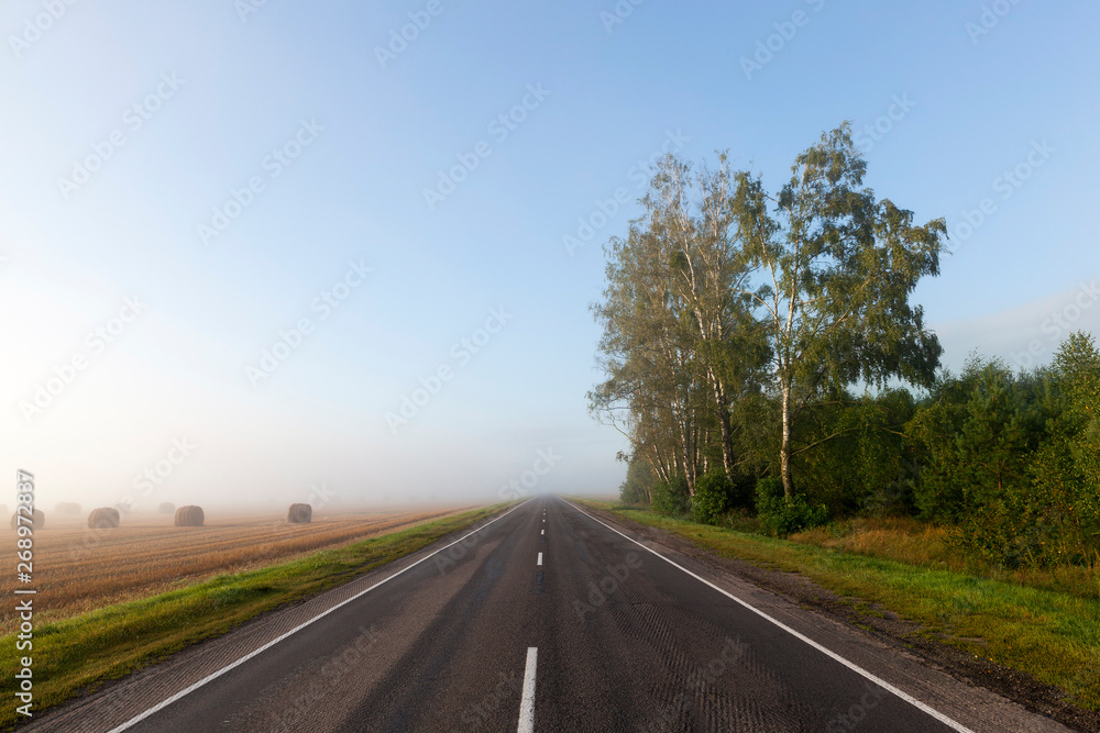 Fog road Fog road