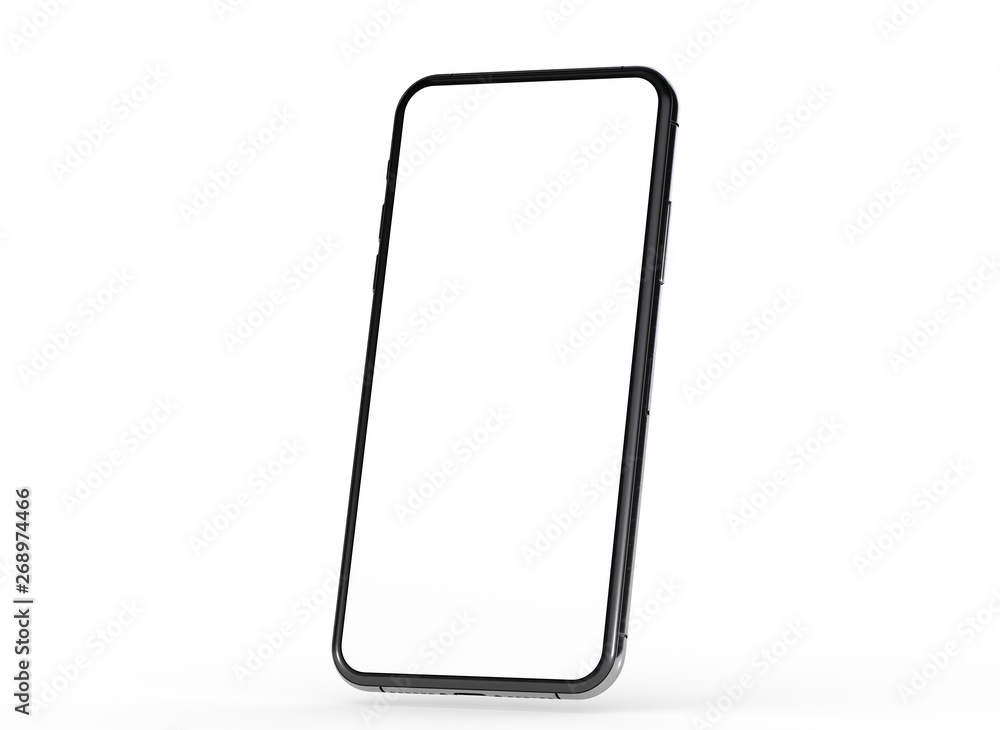 phone 3d illustration mockup smartphone phone 3d illustration mockup smartphone