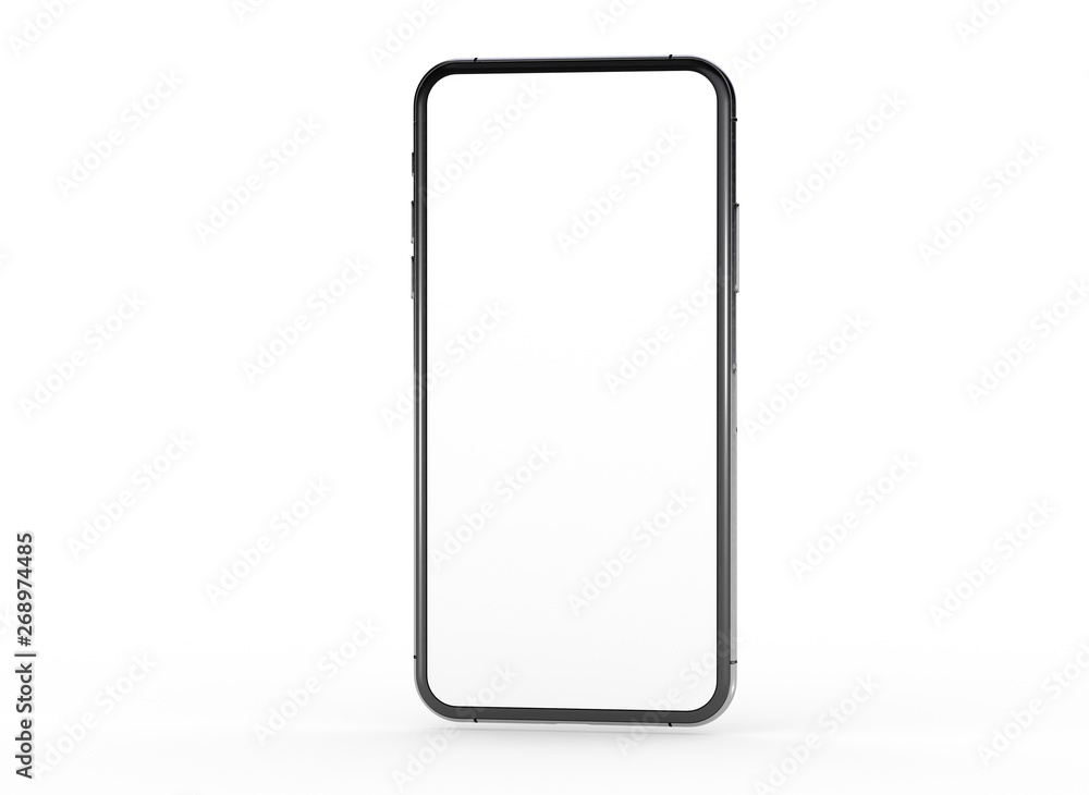 phone 3d illustration mockup smartphone phone 3d illustration mockup smartphone