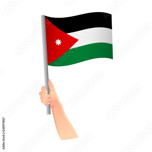 jordan flag in hand icon