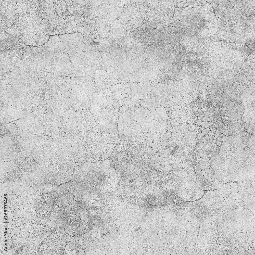 cracked grey concrete wall texture