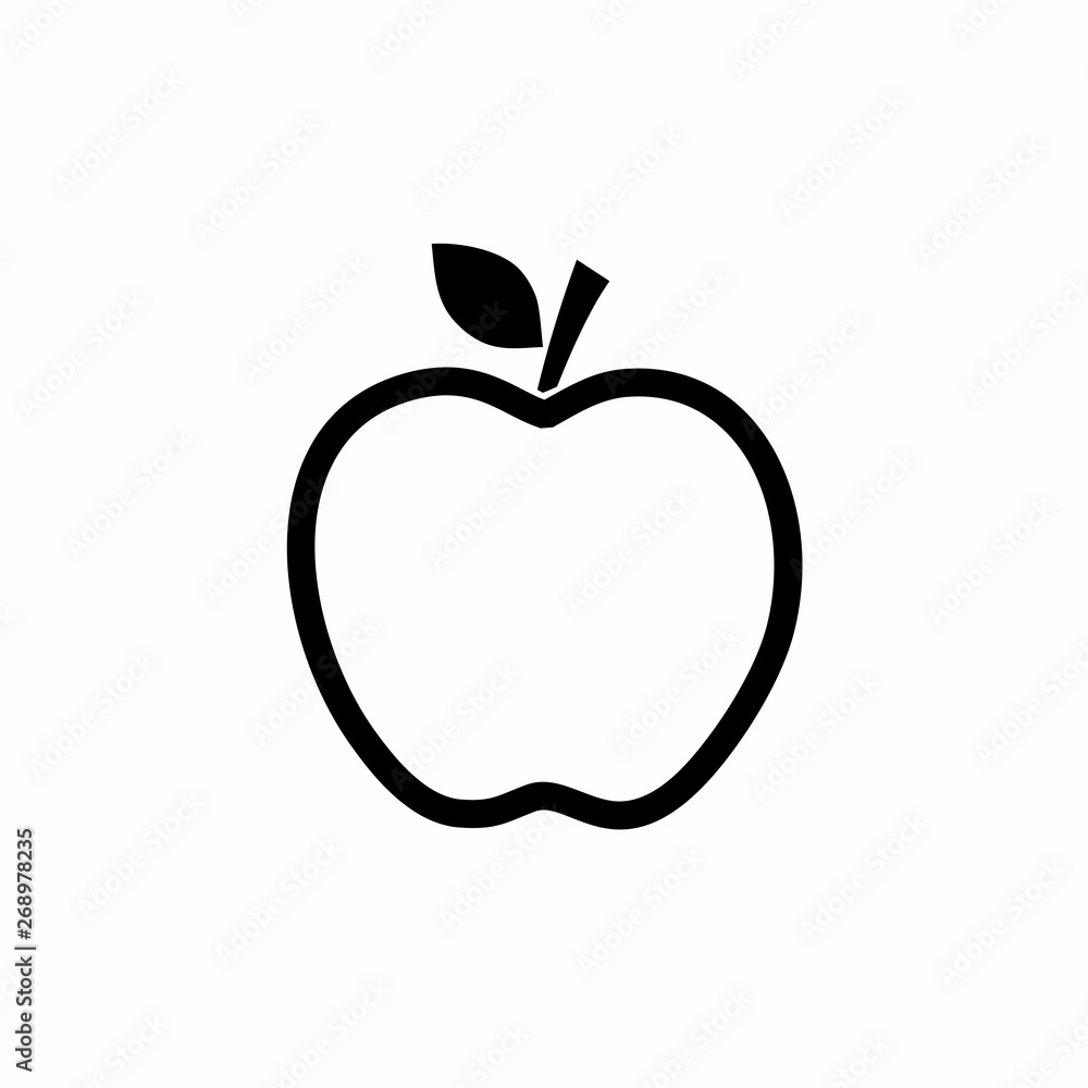 Apple icon symbol vector Apple icon symbol vector