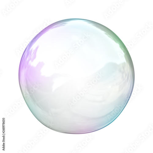 soap bubble background illustration