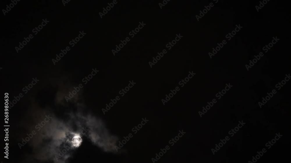Moon and clouds/17 May , 2019 Moon and clouds/17 May , 2019