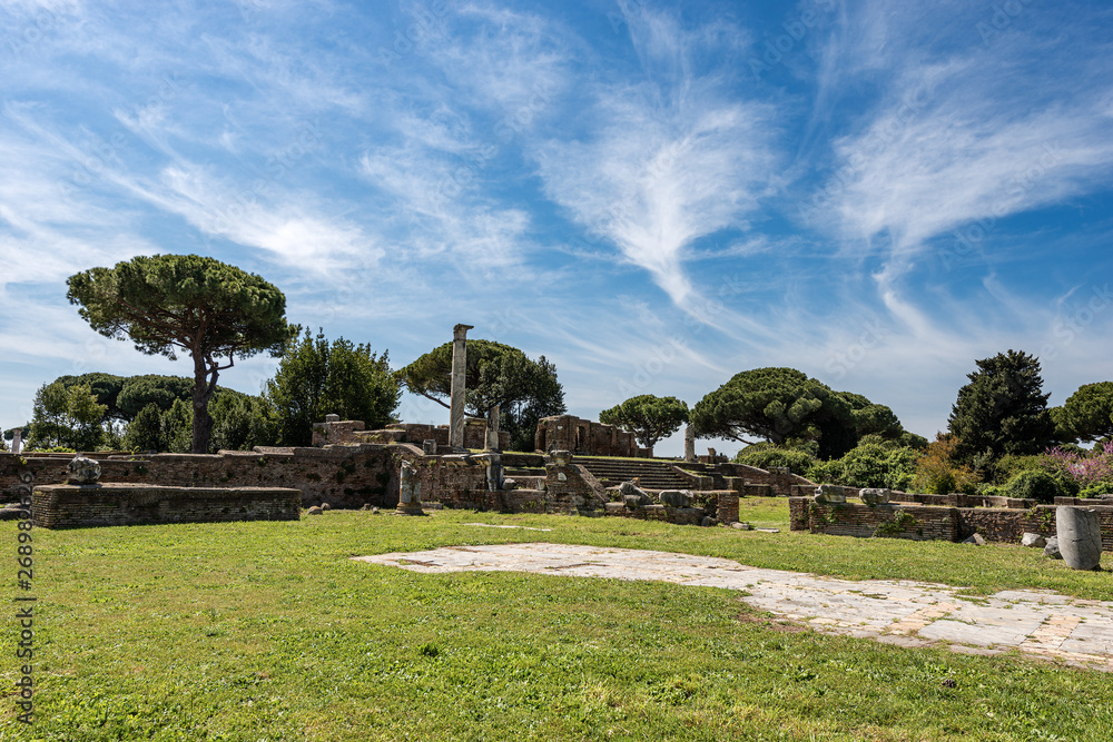 Ostia Antica Rome Italy - Ancient Roman colony Ostia Antica Rome Italy - Ancient Roman colony