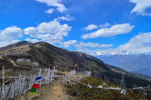 Chele la pass in Bhutan