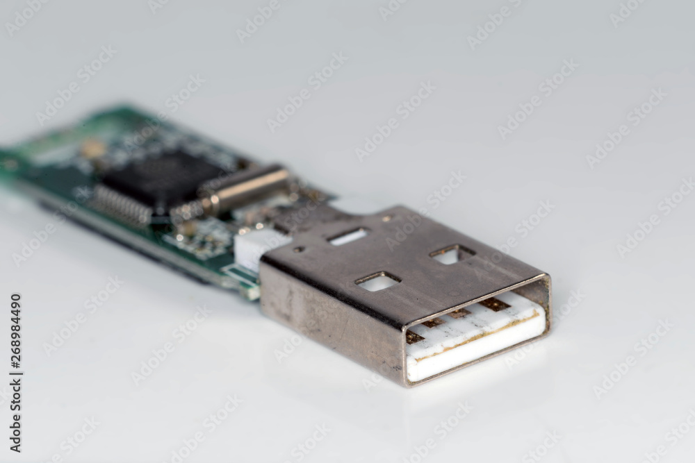 Inside of a pendrive Inside of a pendrive