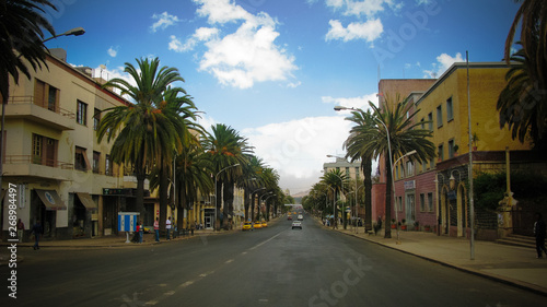 At the streets of Asmara, Capital of Eritrea