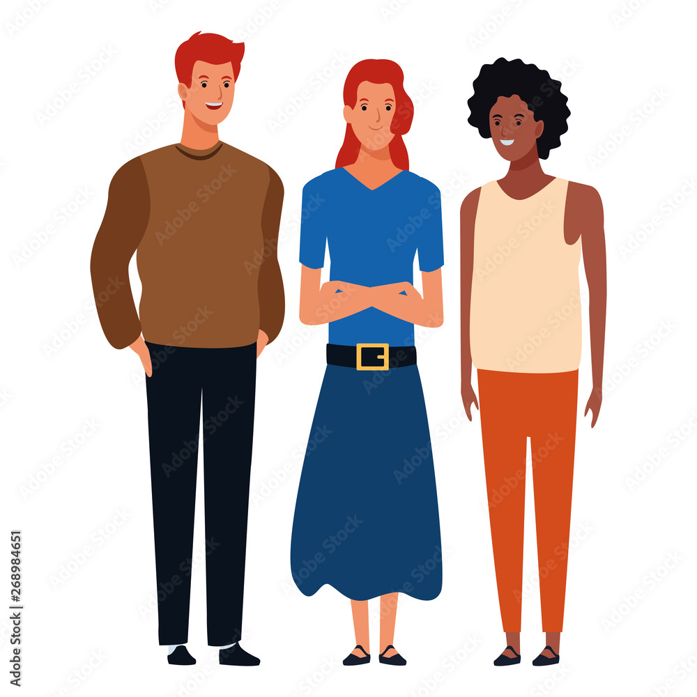 group of people avatar cartoon character group of people avatar cartoon character