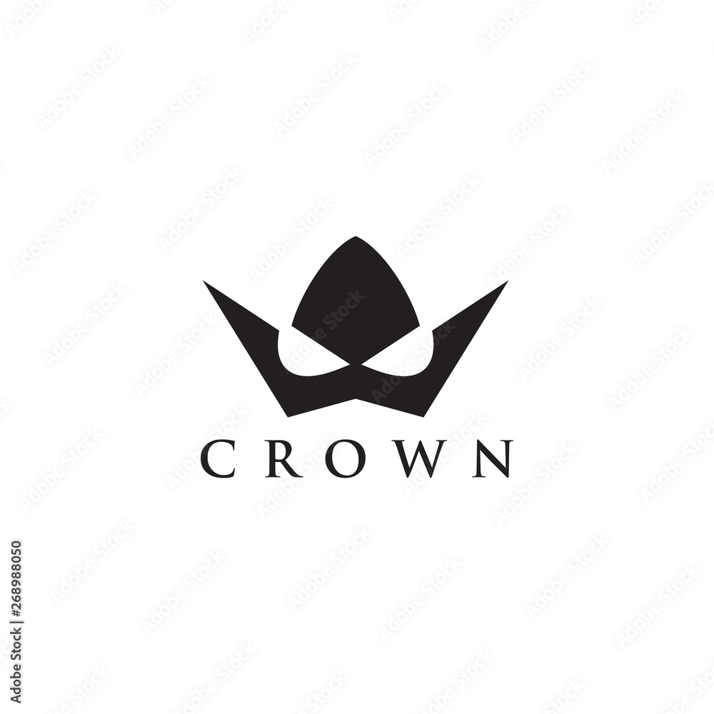 Crown logo design icon vector template Crown logo design icon vector template
