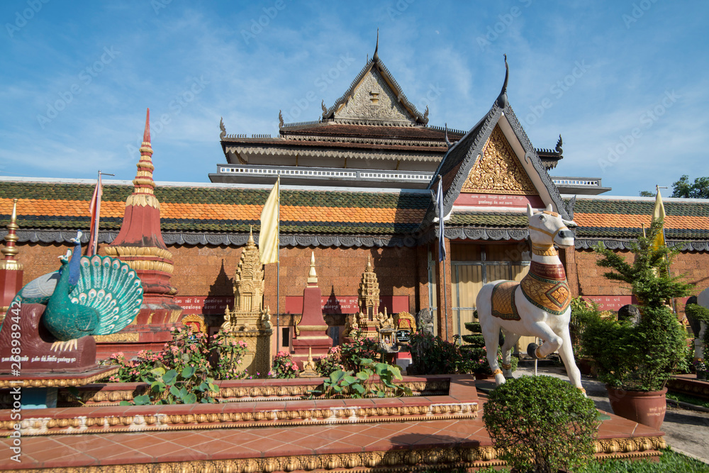 Naklejka premium CAMBODIA SIEM REAP WAT PROHM ROTH