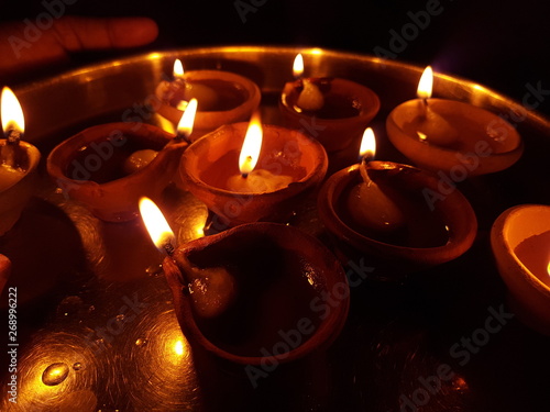 Indian Festival Diwali Deepak Lights 