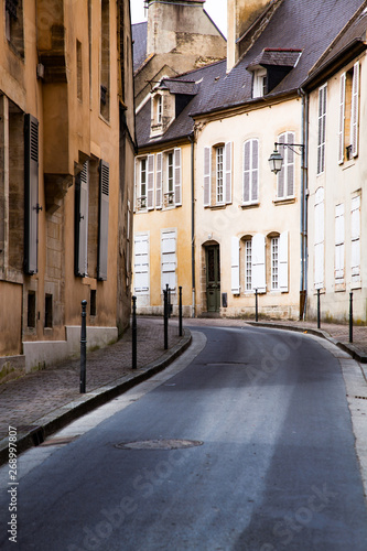 Fototapeta Naklejka Na Ścianę i Meble -  street in the Old Town , Bayeux Lower Normandy