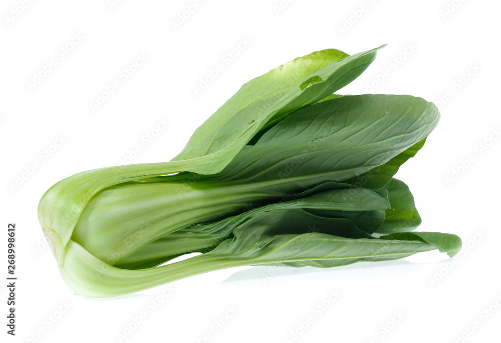 Chinese Vegetable cabbage on white background