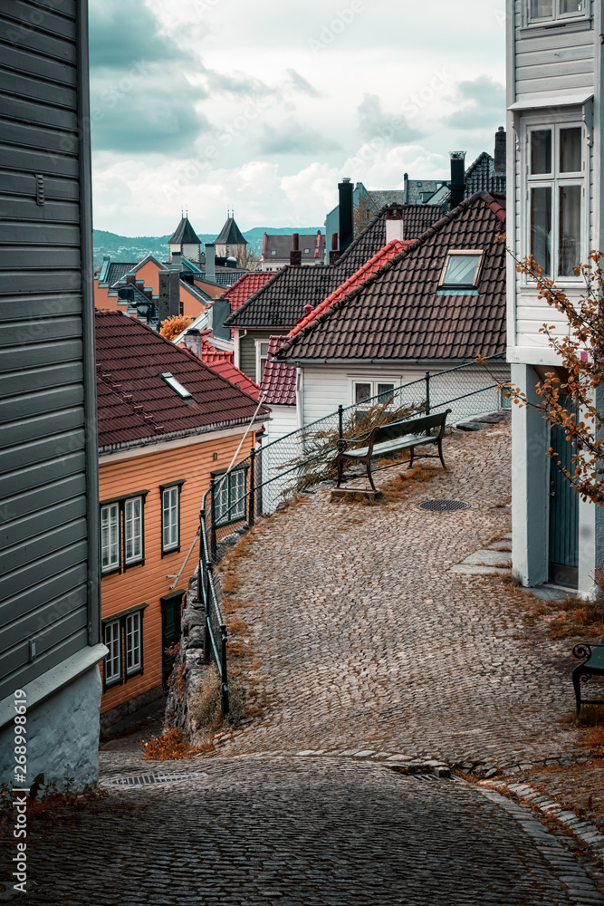 Streets of Bergen, Norway