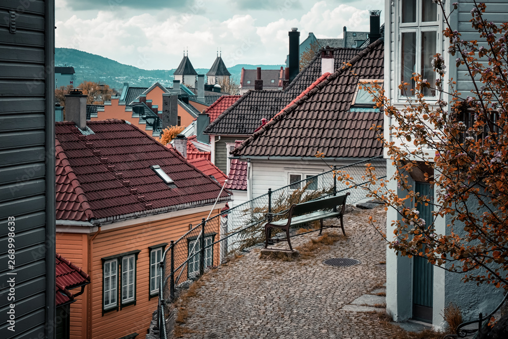 Streets of Bergen, Norway