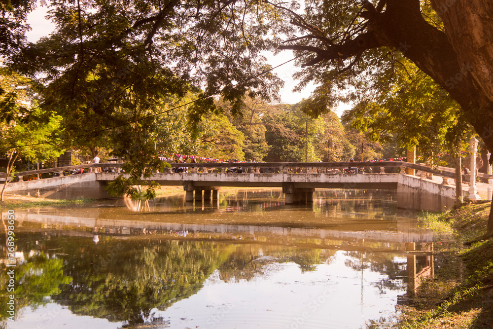 Obraz premium CAMBODIA SIEM REAP CITY RIVER